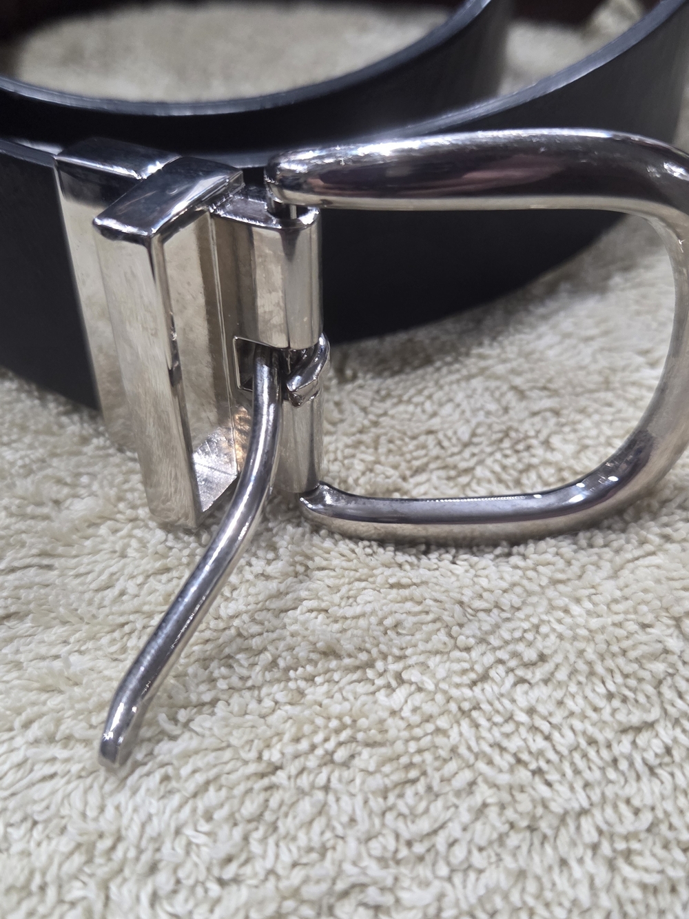 torrid Black Belt with Silver Buckle